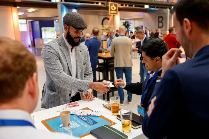 Kariem op een beurs in de RAI