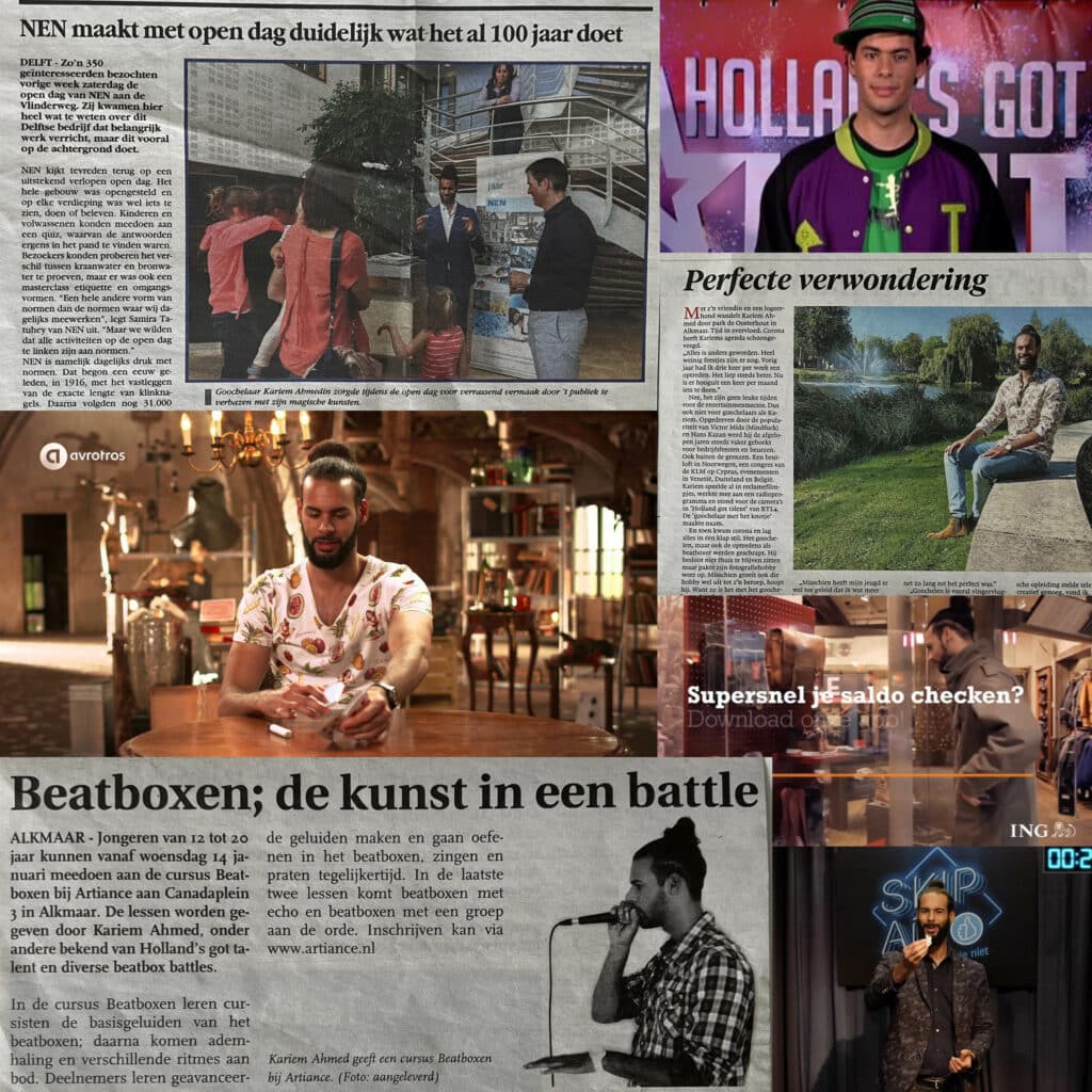 Kariem Ahmed in de media: televisie, radio en kranten
